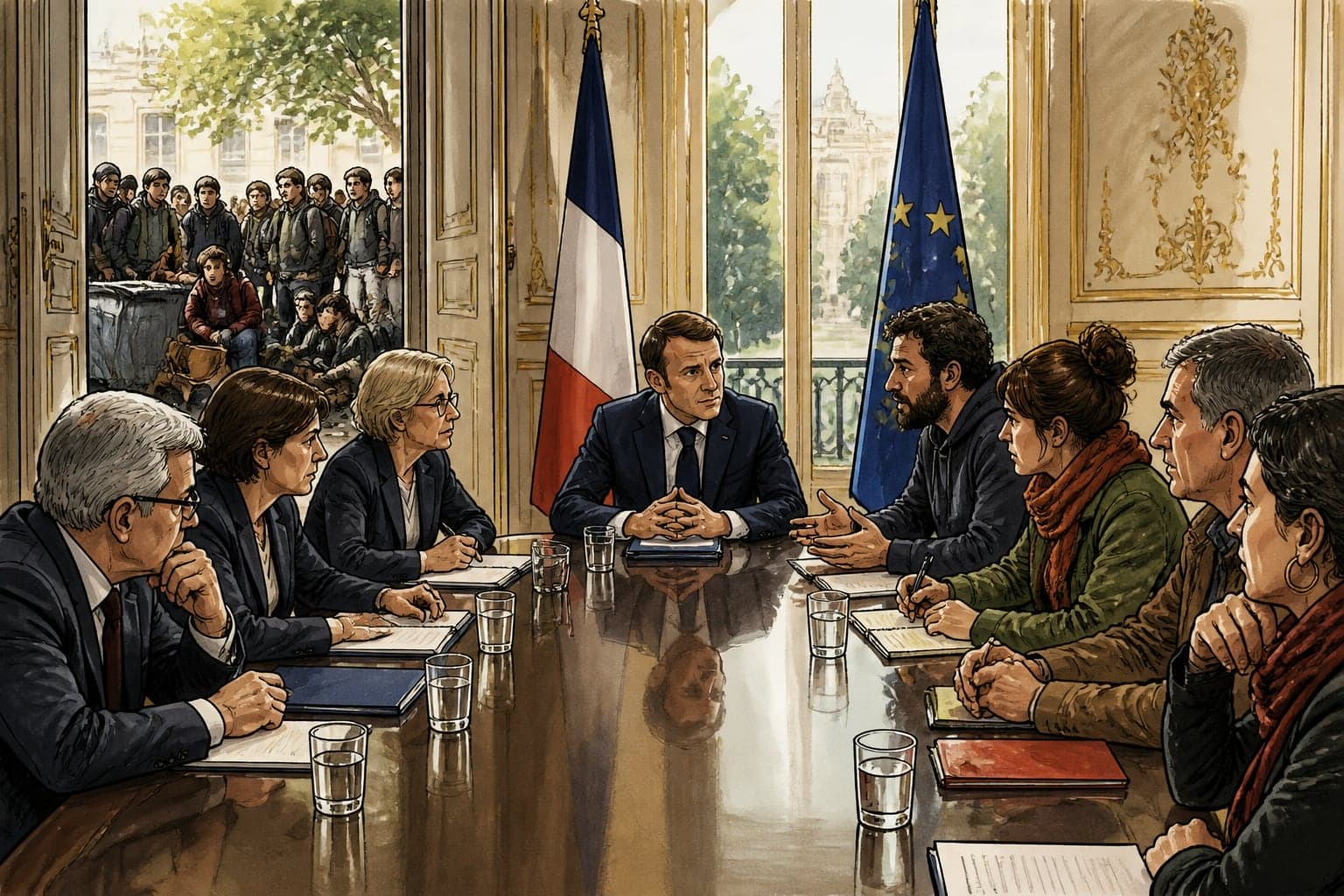Blocus des lycées : le gouvernement reçoit les syndicats