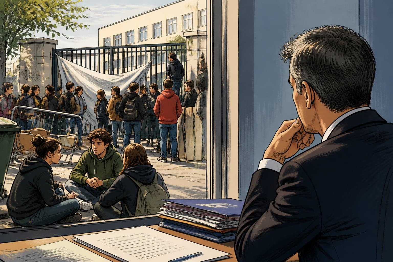 Blocus des lycées : le ministère observe une décélération