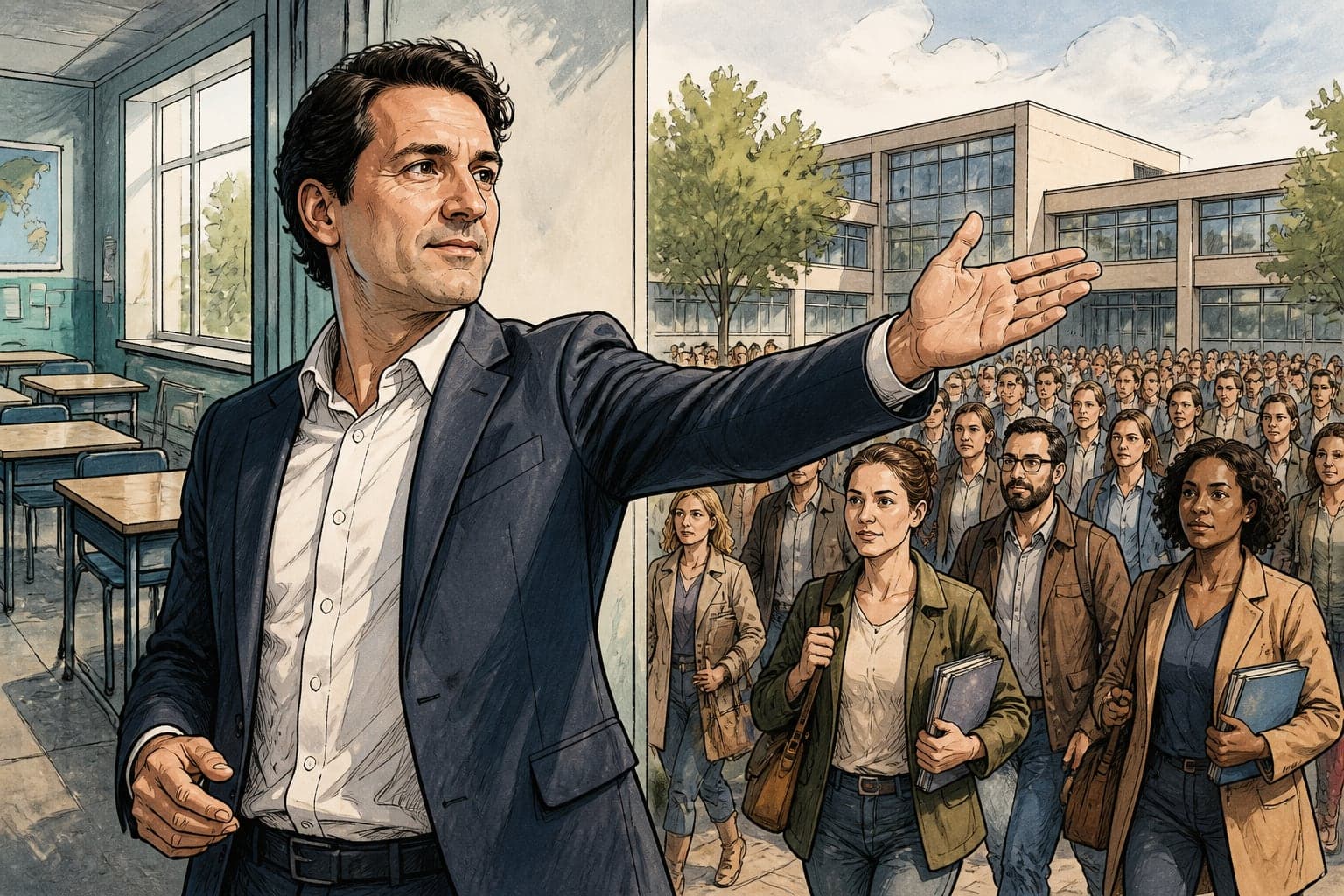 Éducation : la mobilisation express de 3 000 remplaçants suscite le trouble