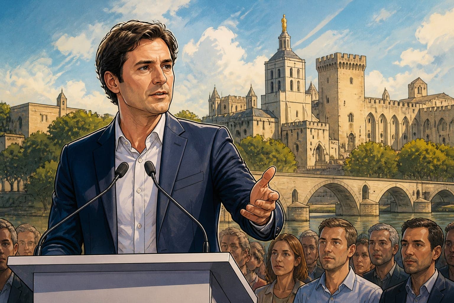 Rentrée d'Oser la France à Avignon : salle relogée et intervention du préfet