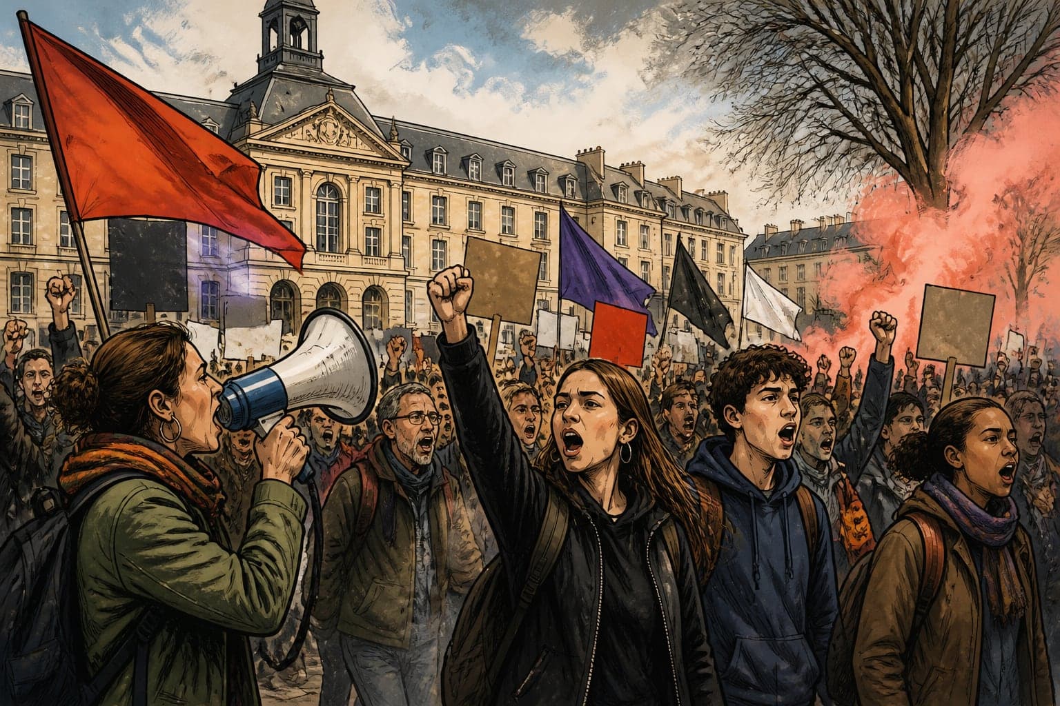 Crise scolaire et violences : le duel Le Pen-Mélenchon sous tension pour 2027