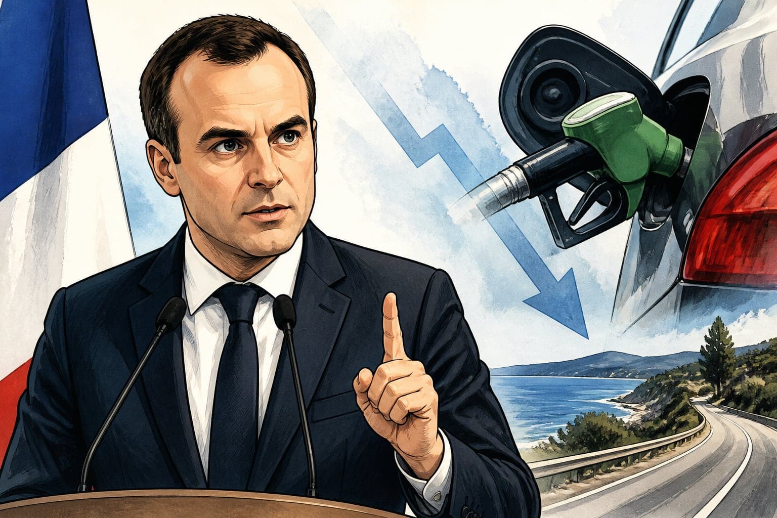 Carburants : TotalEnergies baisse ses prix, Lecornu sous la pression du RN