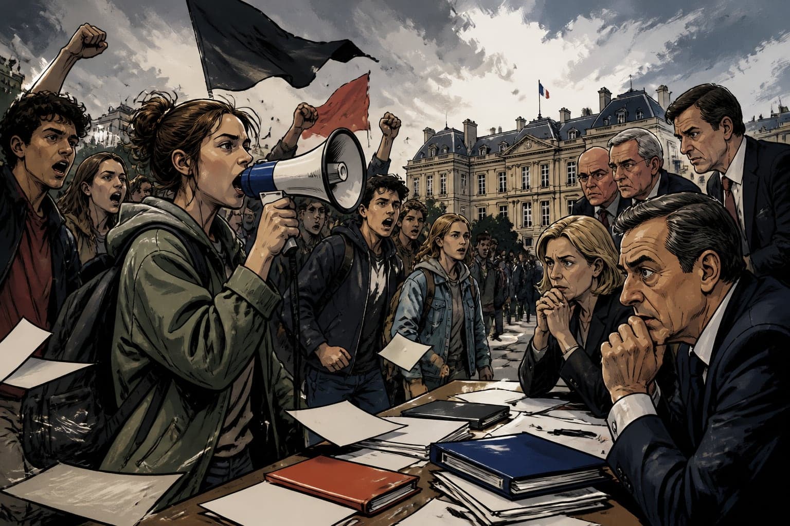 La contestation lycéenne bouscule les états-majors politiques