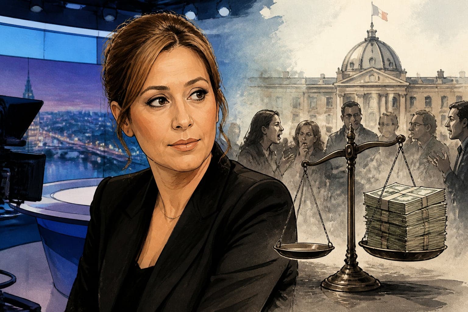 Léa Salamé en retrait du 20 Heures : son salaire maintenu fait débat