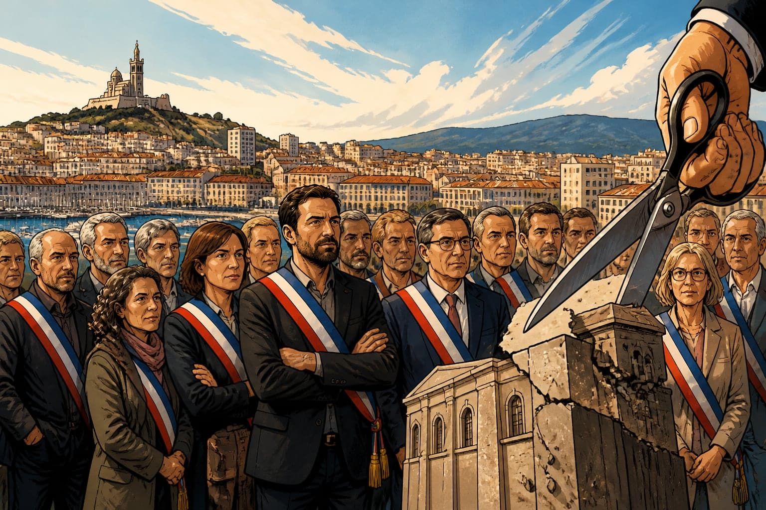 Aix-Marseille : 92 maires s'unissent contre les coupes de l'État