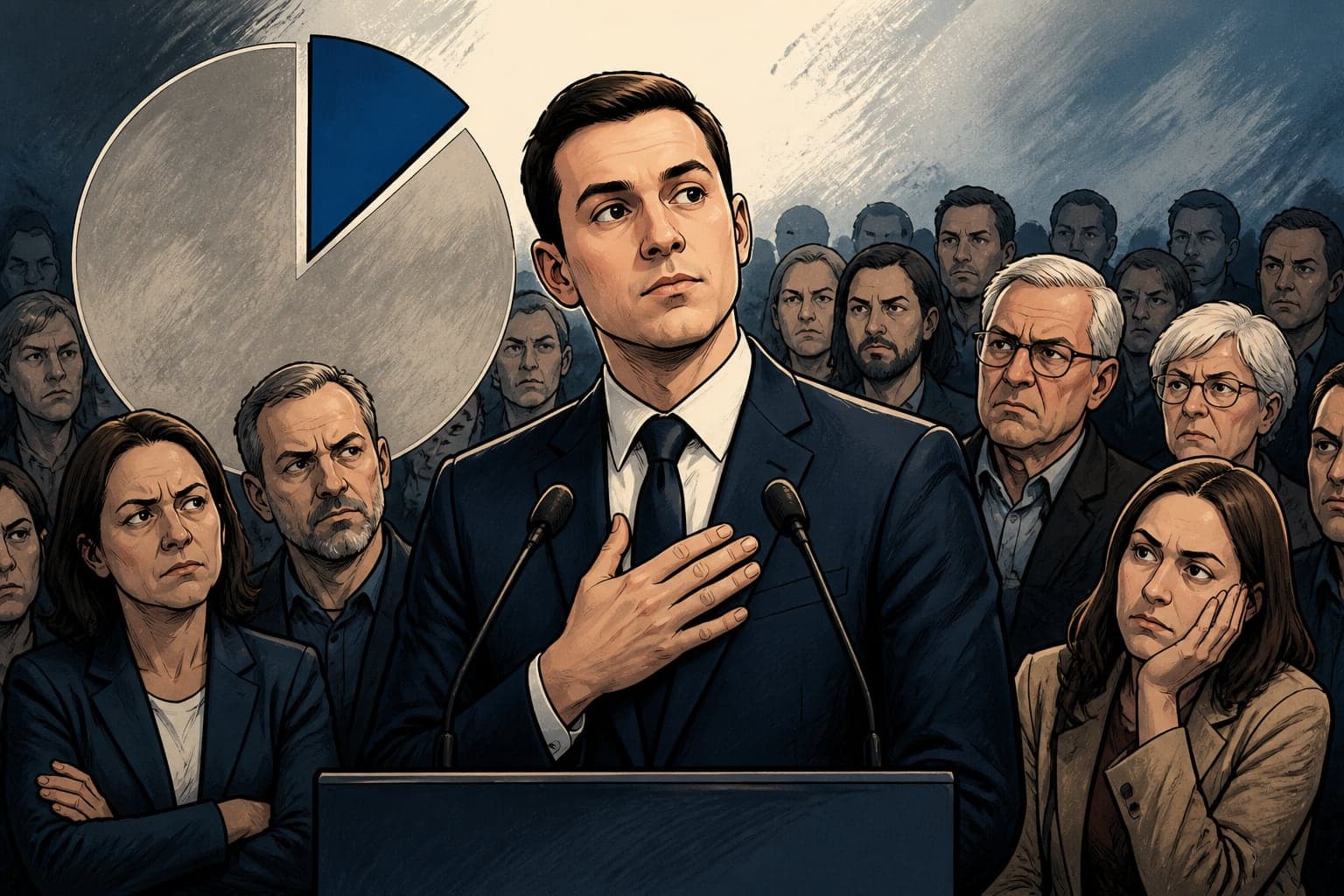 Jordan Bardella : seuls 18 % des Français croient sa défense