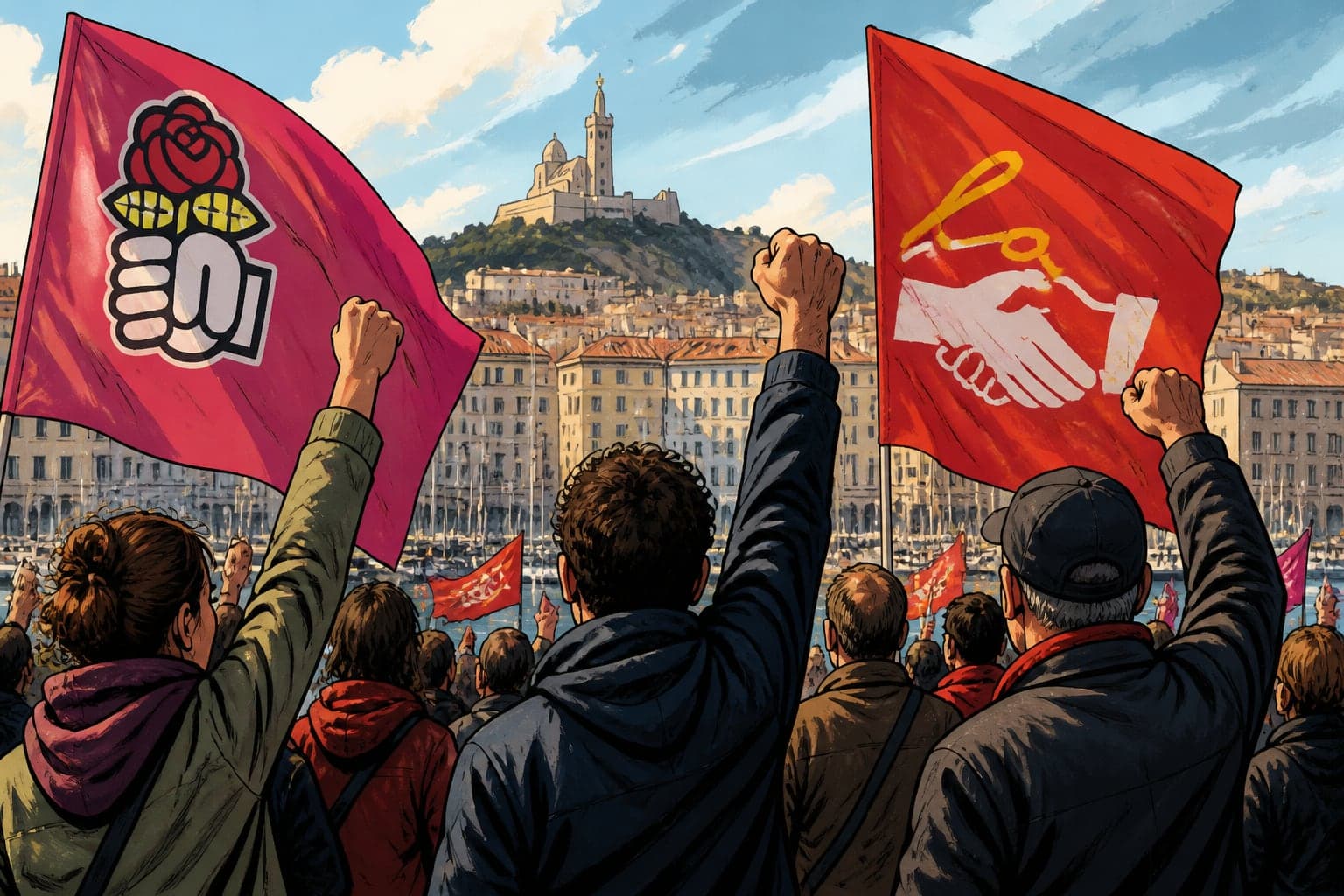 PS et CGT mobilisent le Sud-Est pour faire barrage au RN