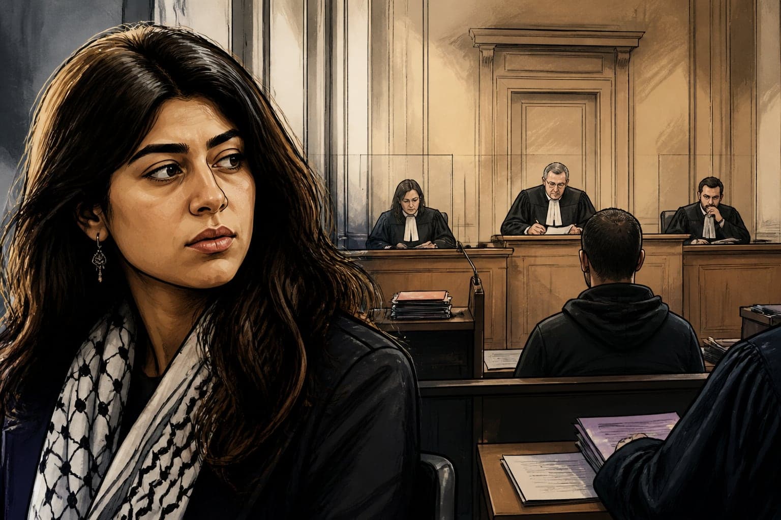 Menaces de mort contre Rima Hassan : un militant jugé à Cahors