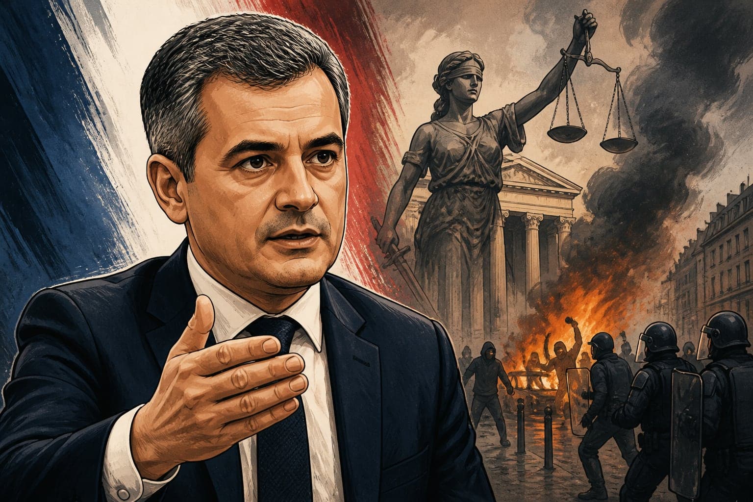 Mobilisation du 17 octobre : Darmanin réclame la fermeté après des violences