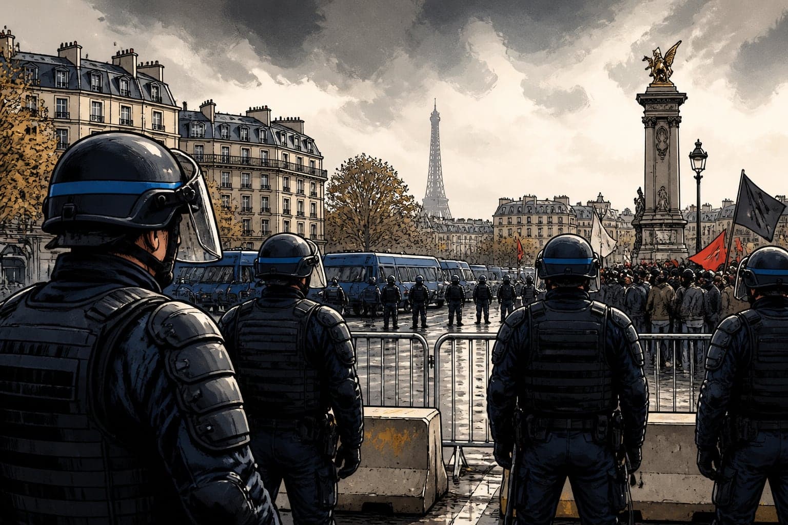Mobilisation du 17 octobre : 100 000 manifestants attendus et commerces sous tension