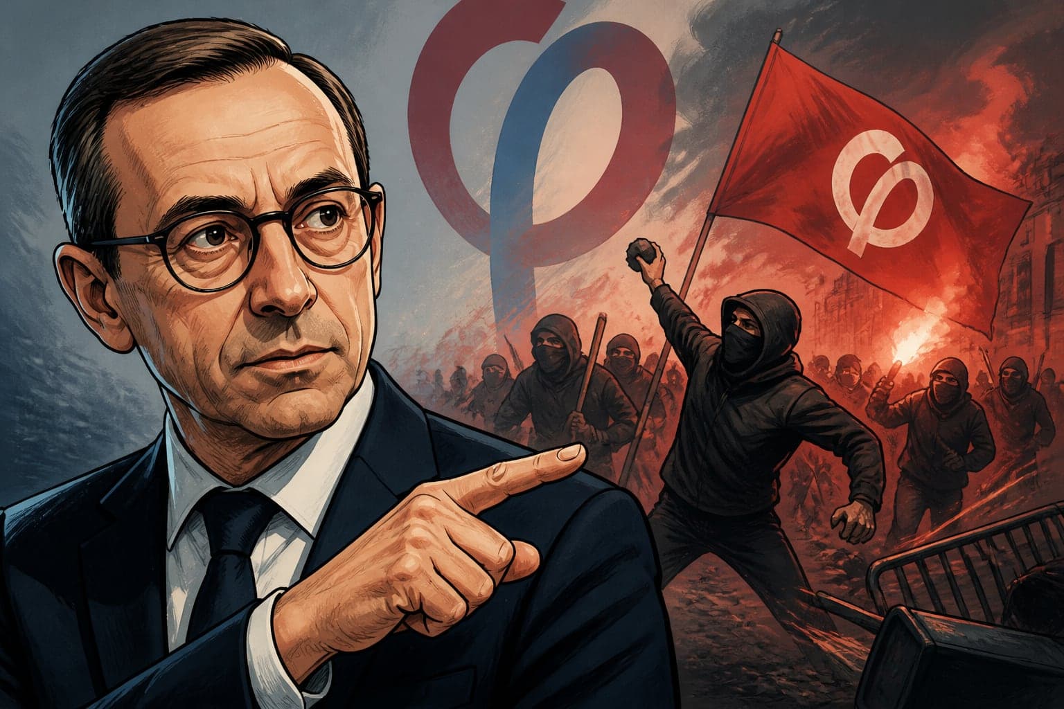 Dégâts à Paris après le 17 octobre : Bruno Retailleau accuse LFI d'armer la violence