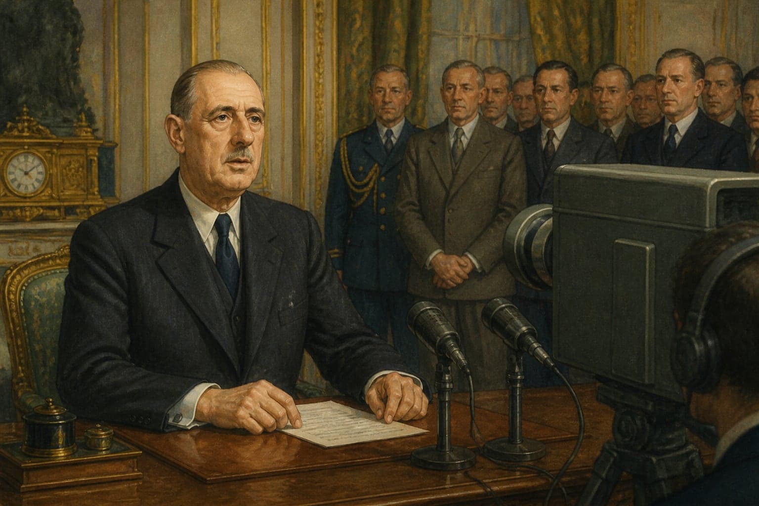 J-182 · De Gaulle annonce sa candidature un mois avant le vote