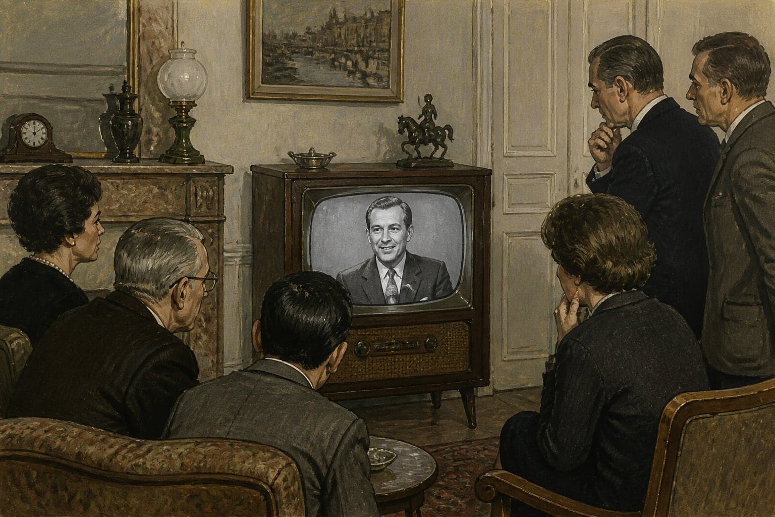 J-180 · Lecanuet, le « Kennedy français », surgit à l'écran