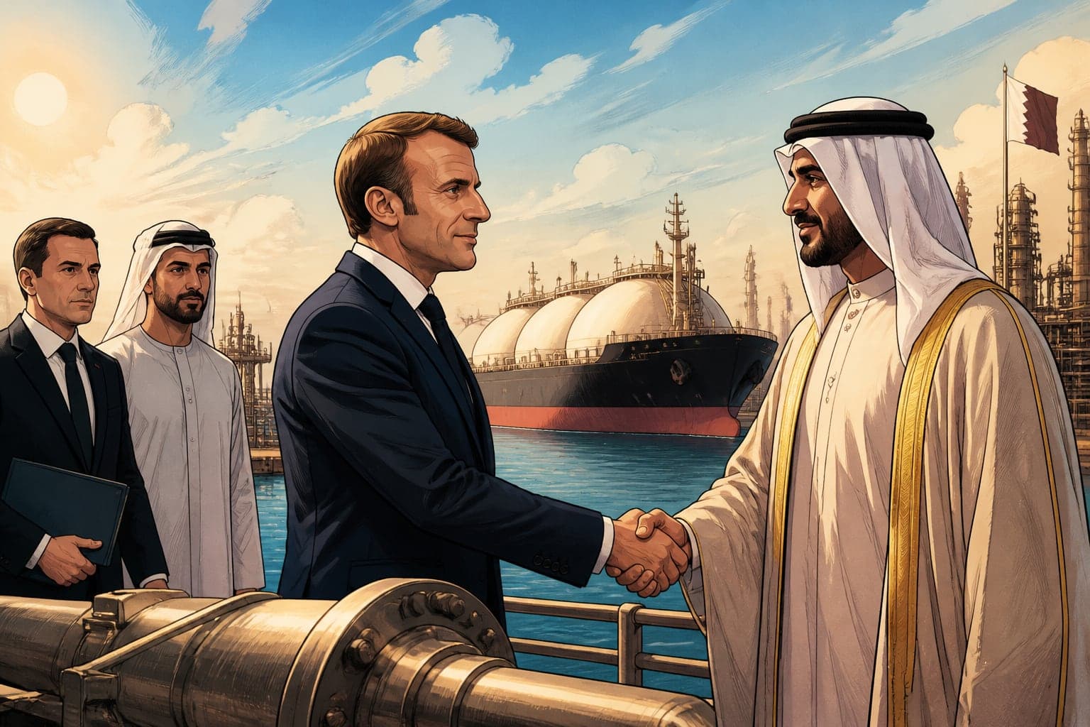 Emmanuel Macron sécurise 200 000 tonnes de diesel dans le Golfe