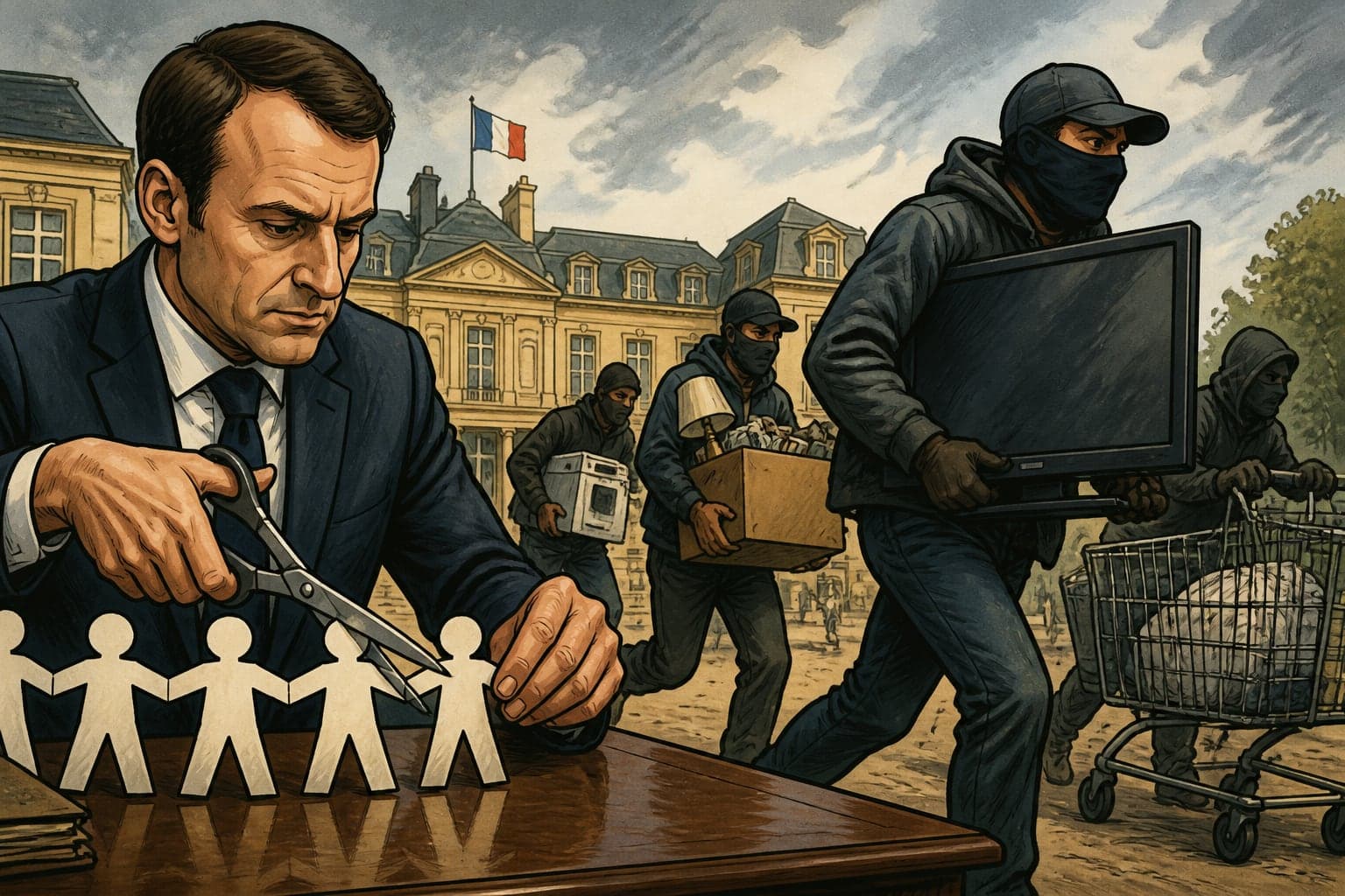 Violences urbaines : riposte pénale record et secousse sur la présidentielle