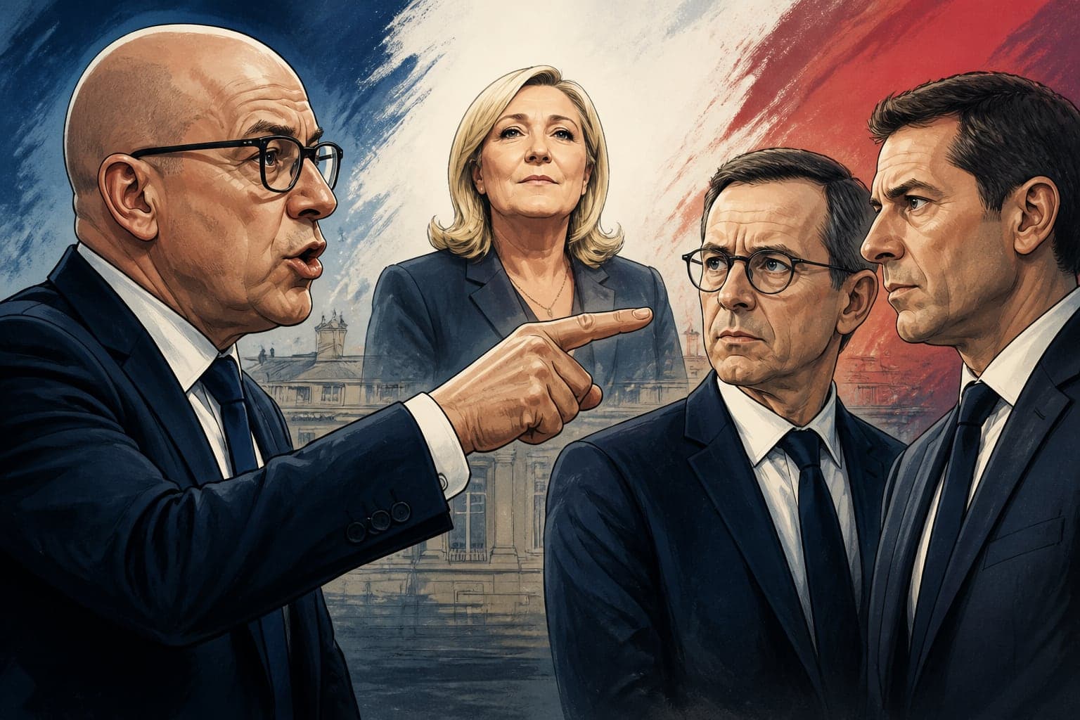 Ciotti appelle la droite à s’effacer derrière Le Pen, portée par les sondages