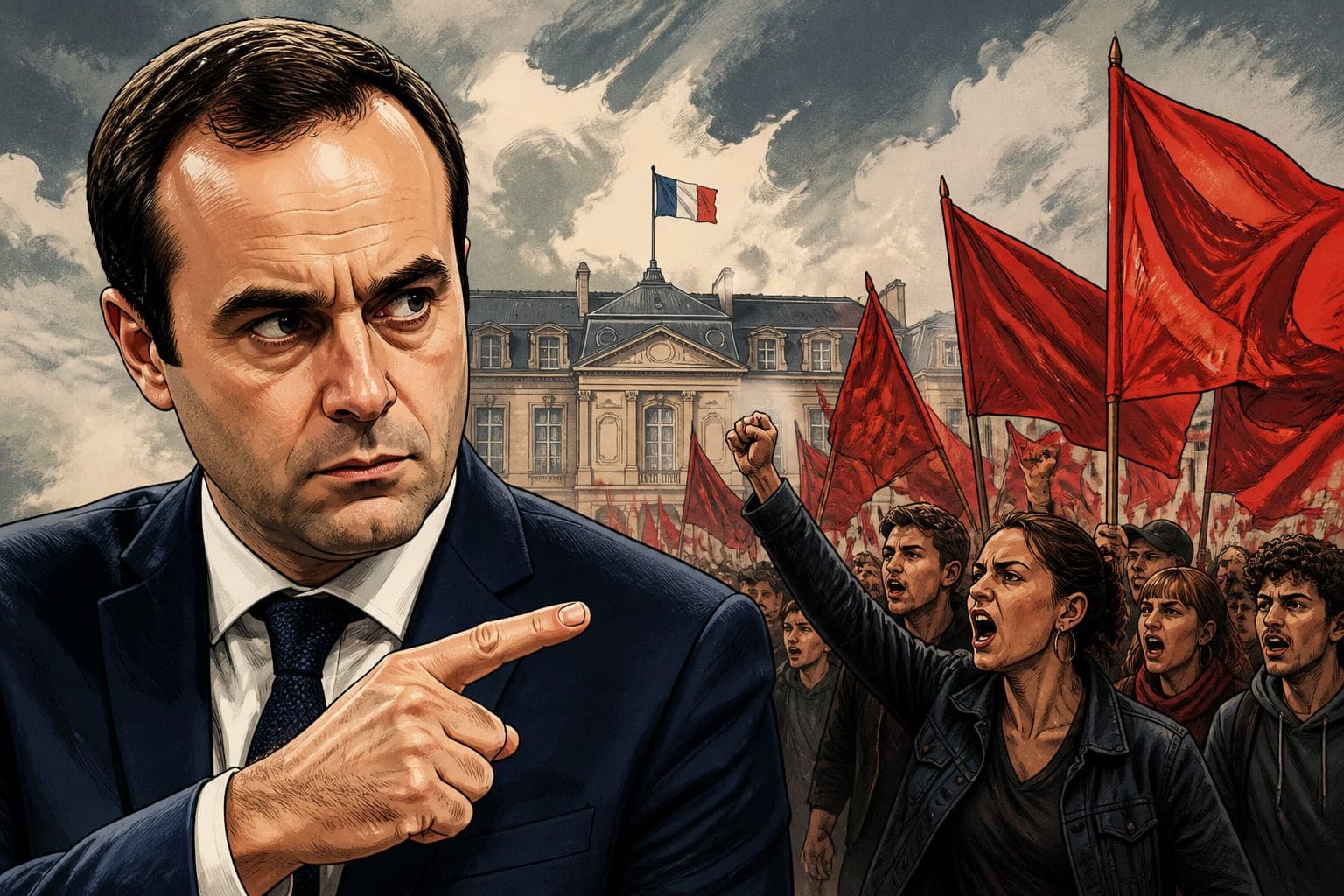 Sébastien Lecornu accuse l’extrême gauche de viser la présidentielle