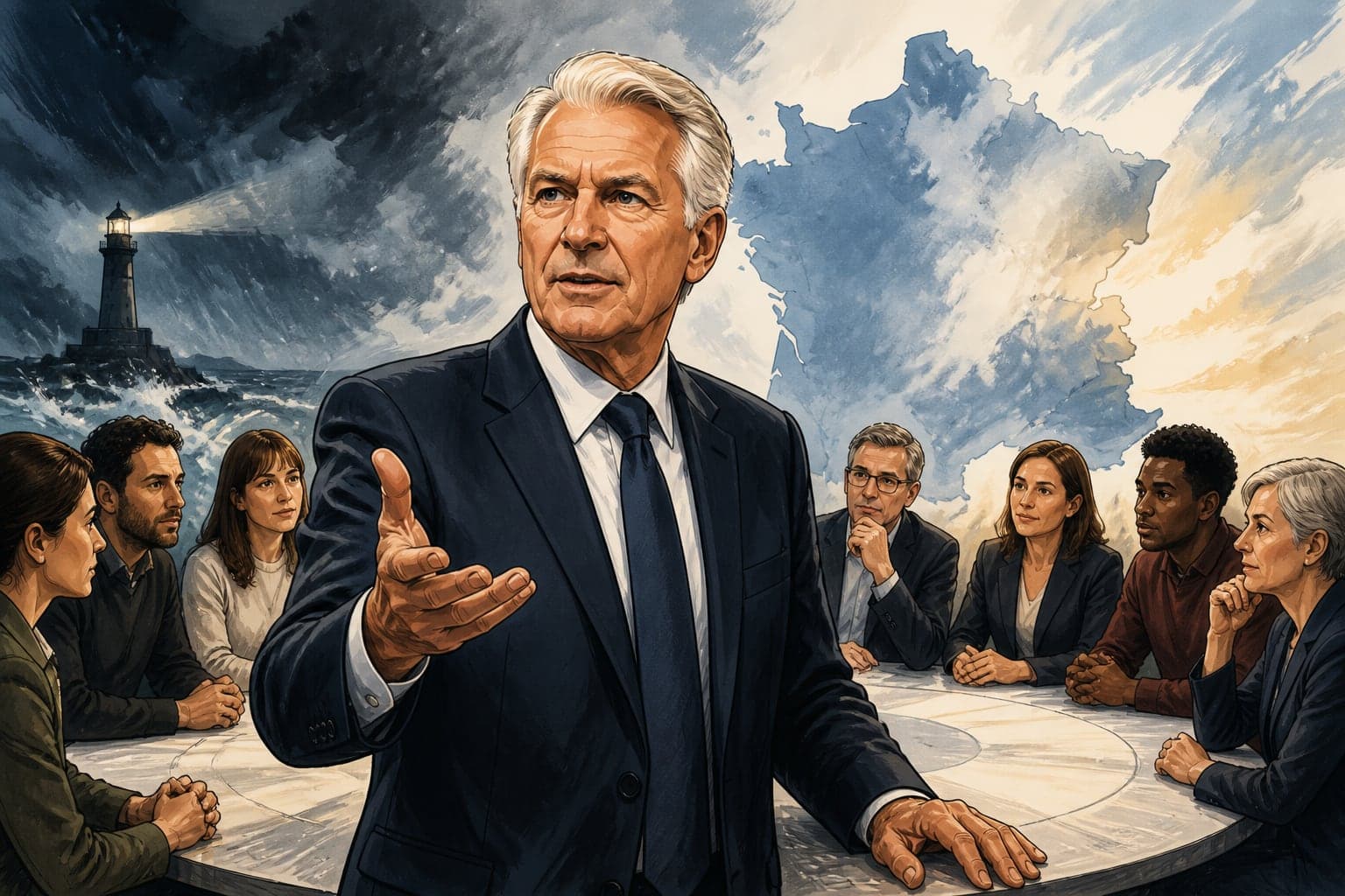 Dominique de Villepin propose une plate-forme commune face à la crise
