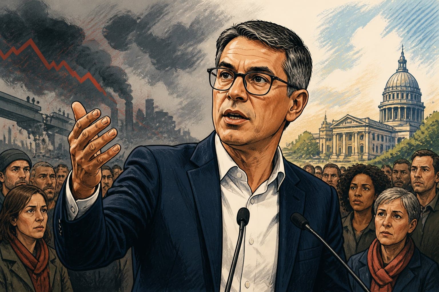 Olivier Faure réclame une réponse politique face à la crise