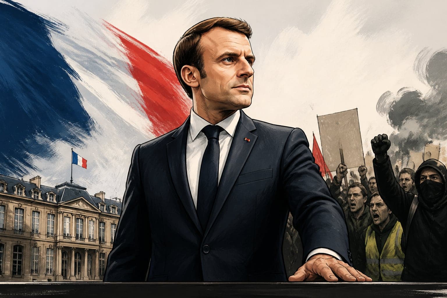 Emmanuel Macron reprend la main face à la contestation sociale