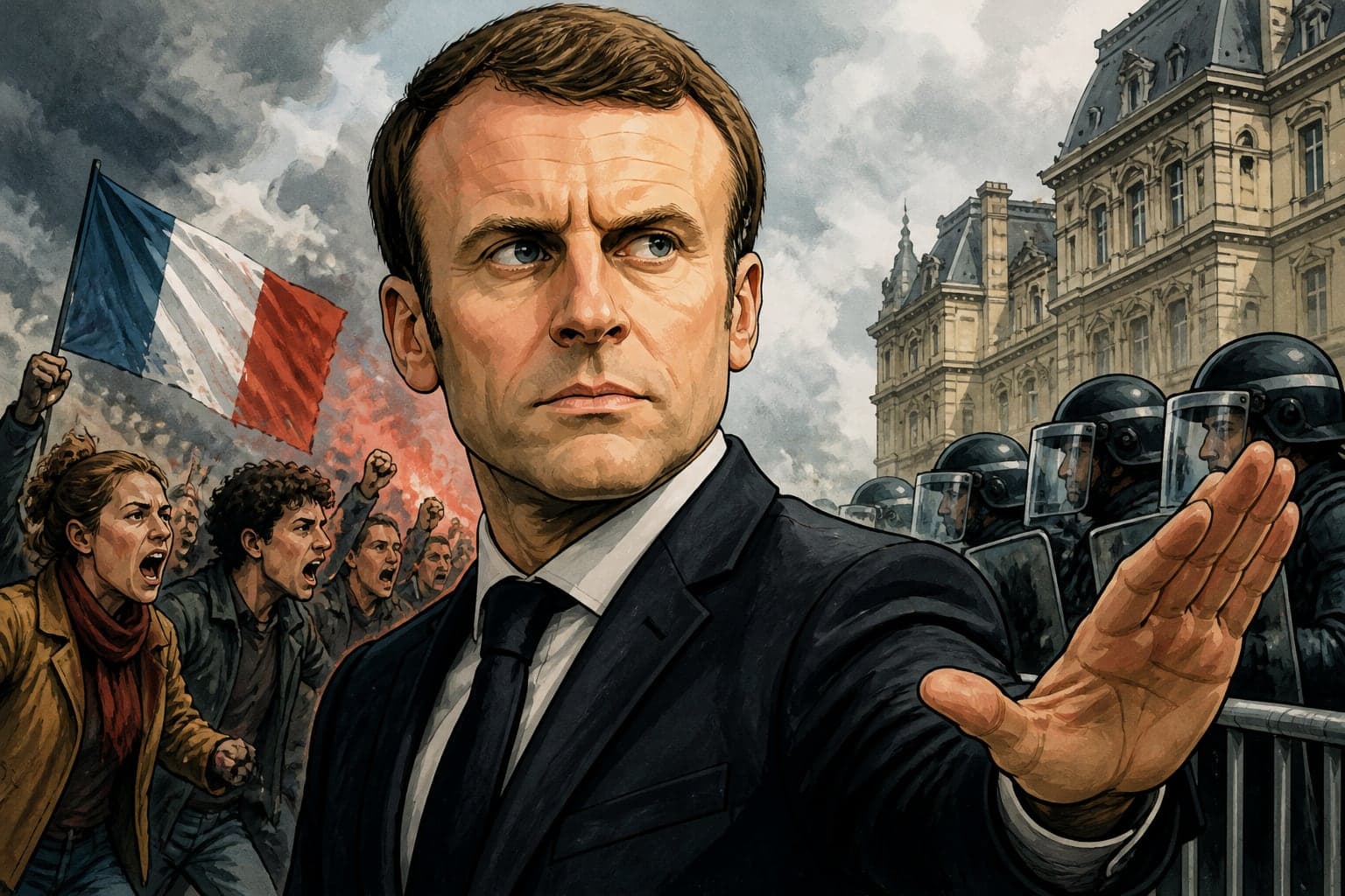 Manifestations restreintes et dialogue avec la jeunesse : Macron sous pression