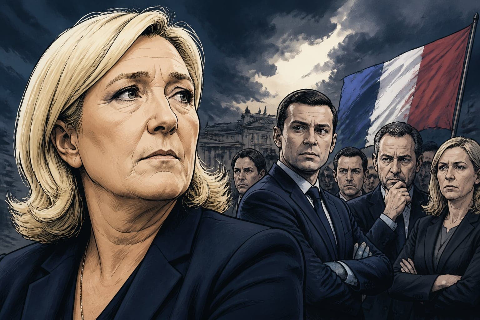 Marine Le Pen et le RN sous tension avant leur congrès