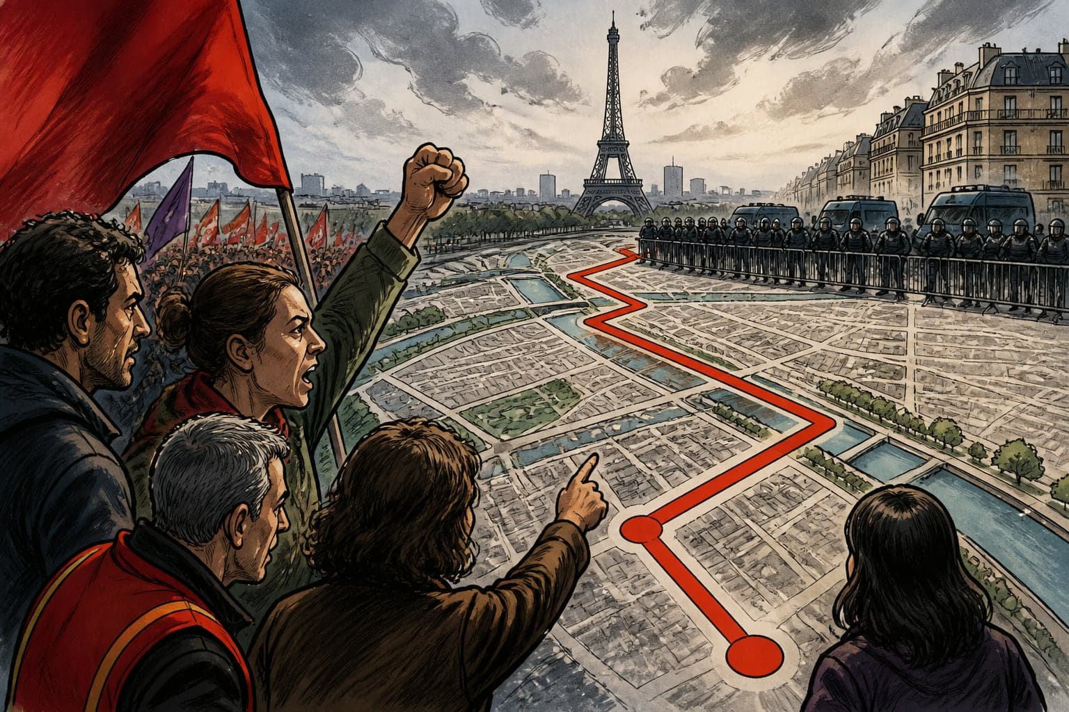 Paris : le parcours dévié de la manifestation du 24 octobre indigne la gauche