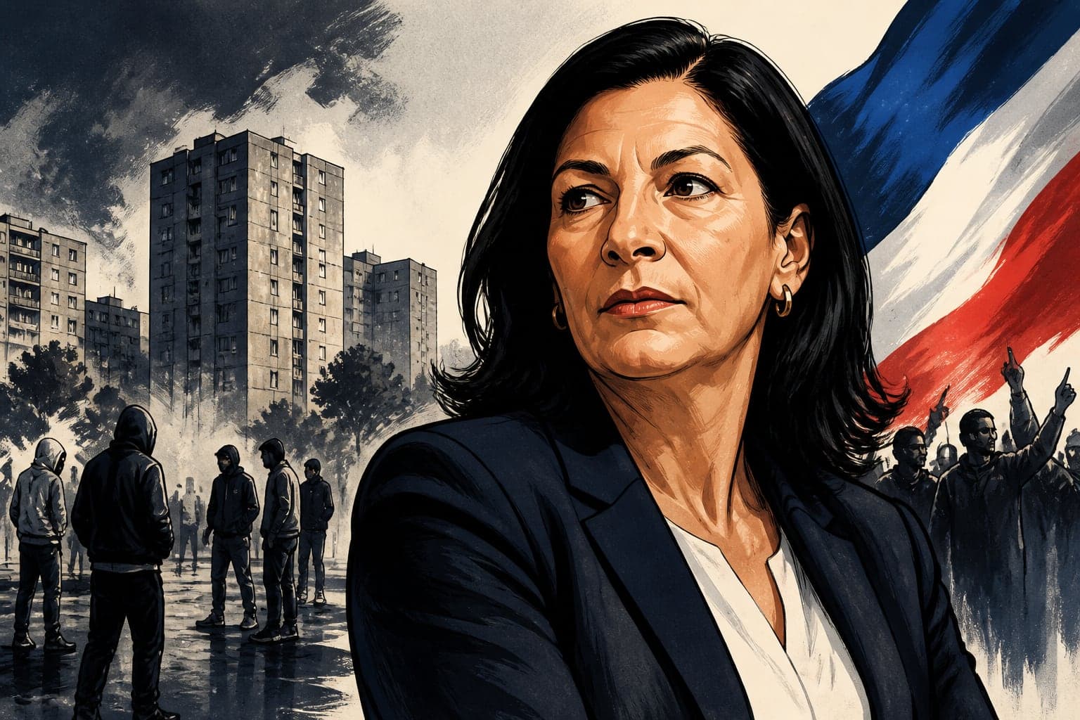 Edwige Diaz et le RN relancent la controverse sur Trappes