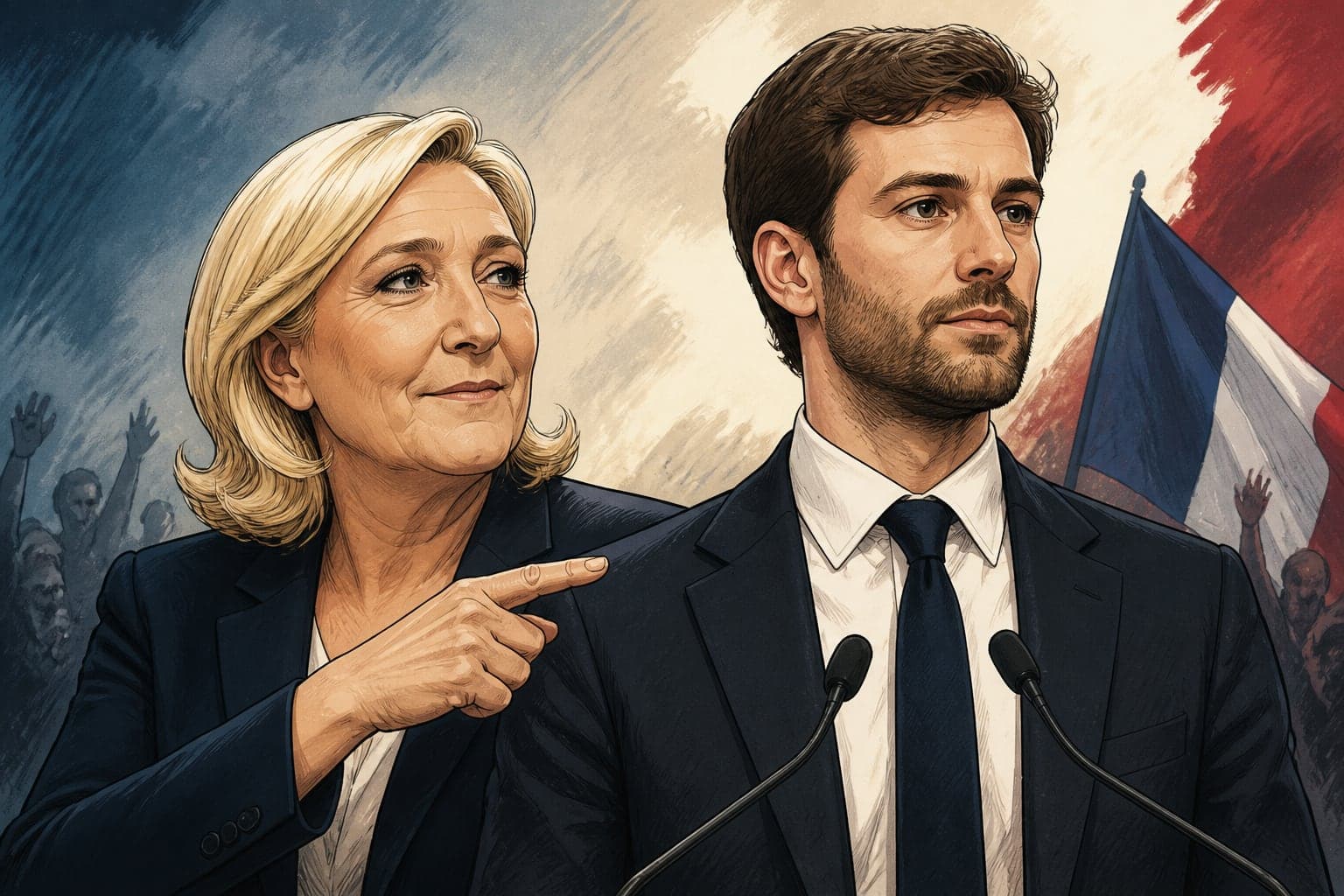 Marine Le Pen nomme Charles Alloncle porte-parole et responsable du pôle IA