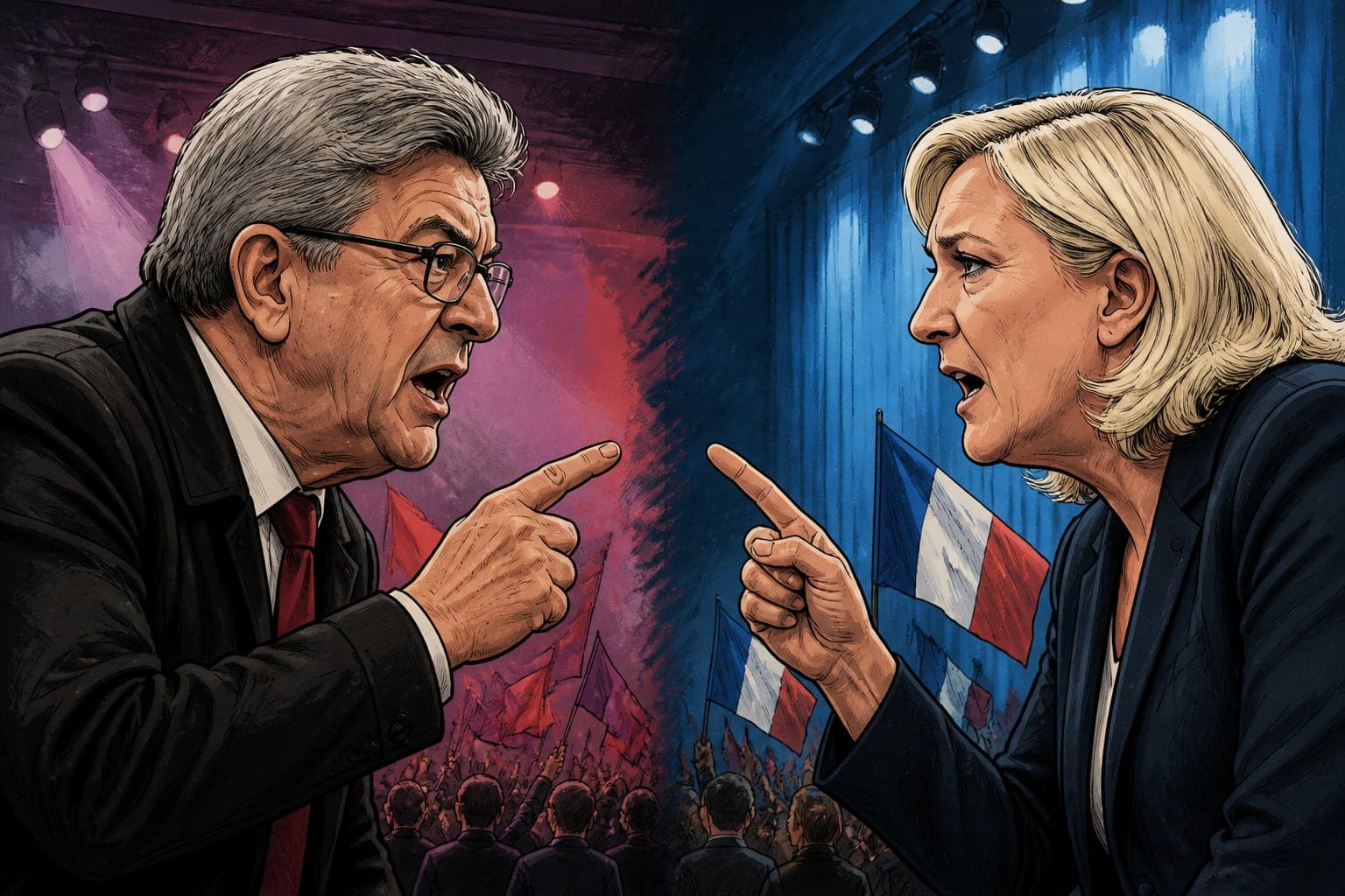 Congrès du RN à Orléans : clash avec Mélenchon et controverse autour d’un salut nazi