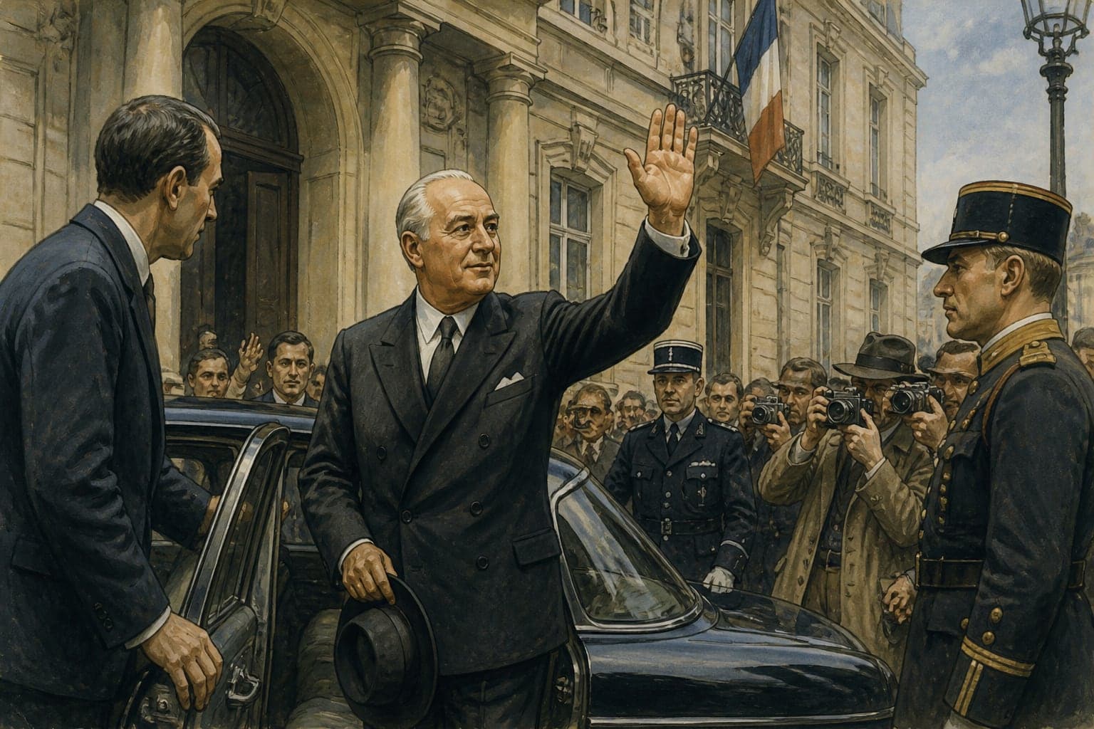 J-172 · Un président par intérim se porte candidat : Poher, la veille de la clôture