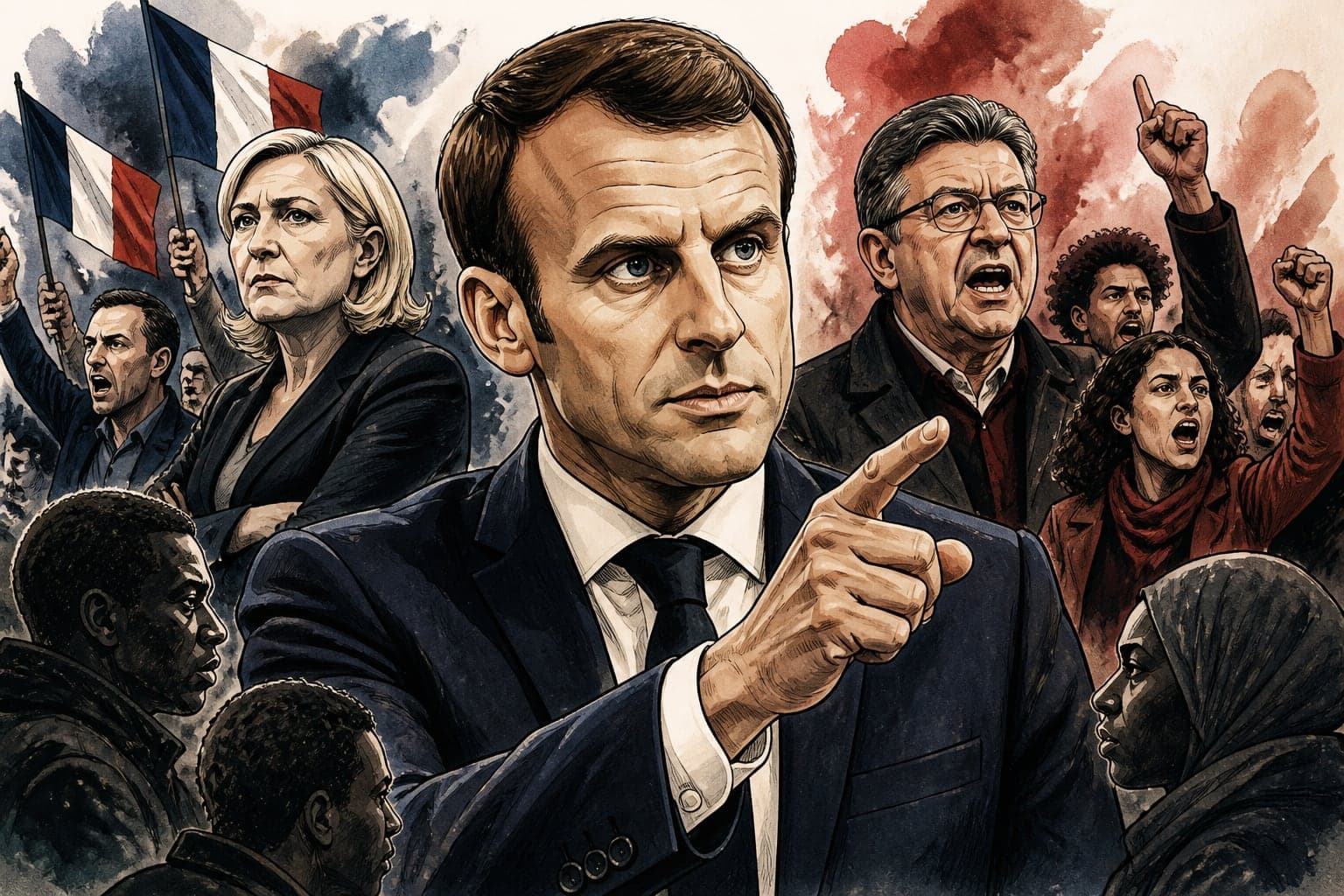 Macron vise RN et LFI sur la « désinhibition du racisme »