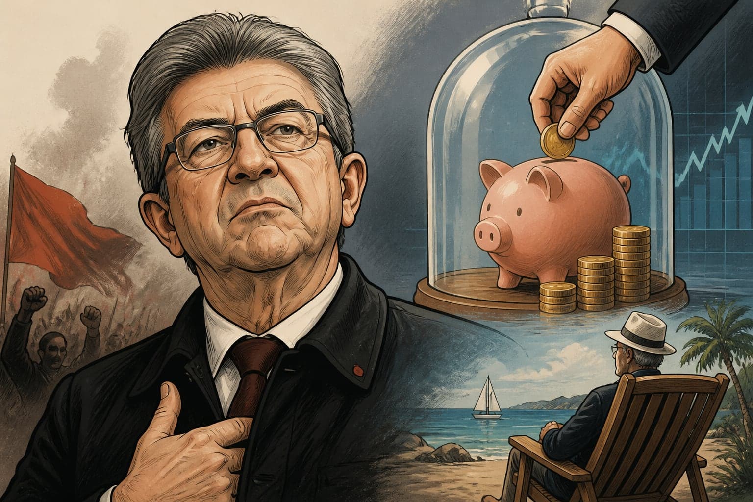 Mélenchon admet profiter d'une retraite par capitalisation