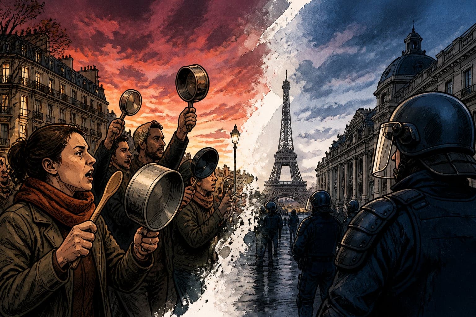 Casserolades interdites à Paris : origines d'une forme de protestation
