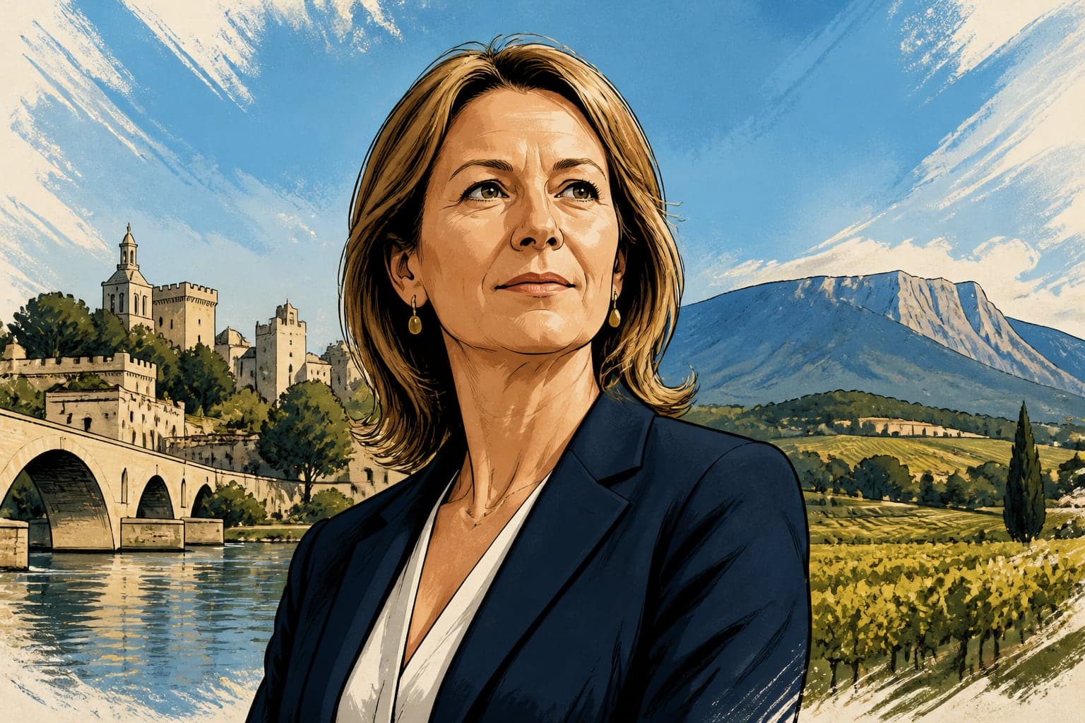 Sophie Rigaut candidate à la présidence du Vaucluse
