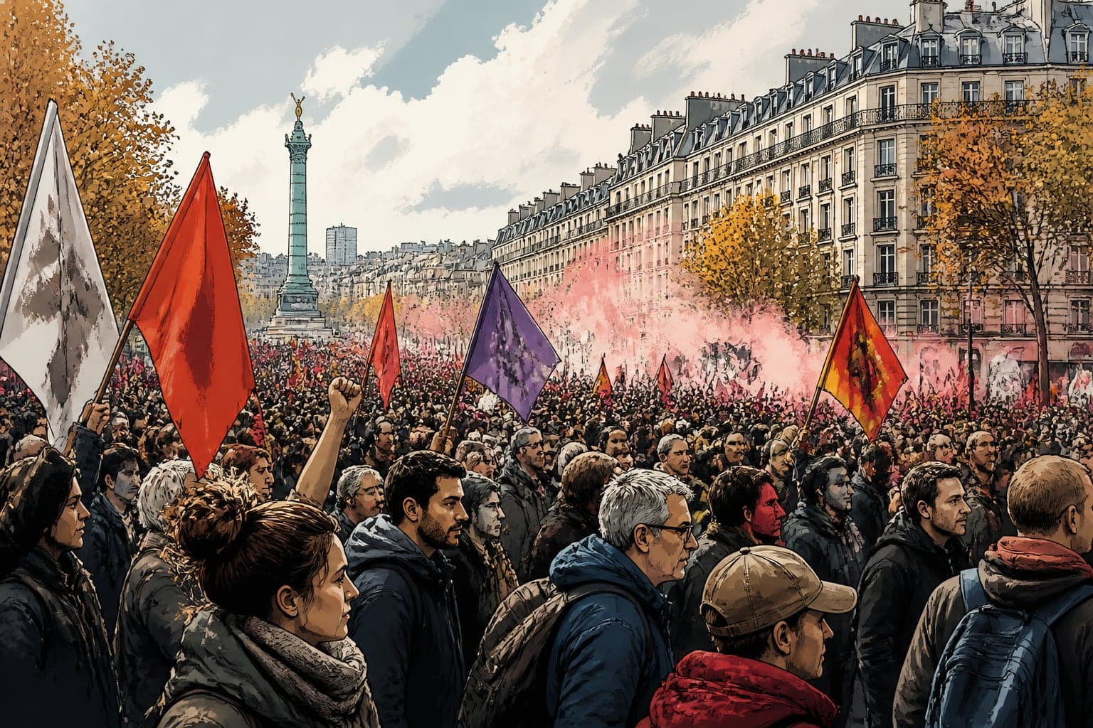 31 octobre : près d'un demi-million de manifestants selon l'intersyndicale