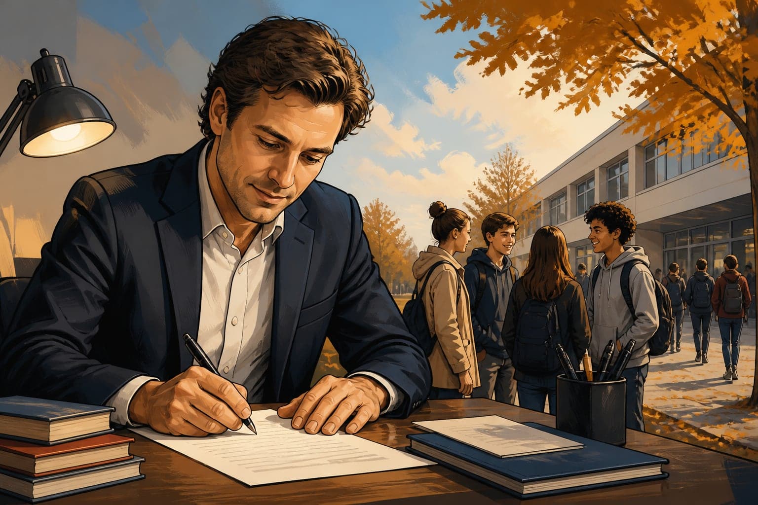 Edouard Geffray écrit aux lycéens avant la rentrée de Toussaint