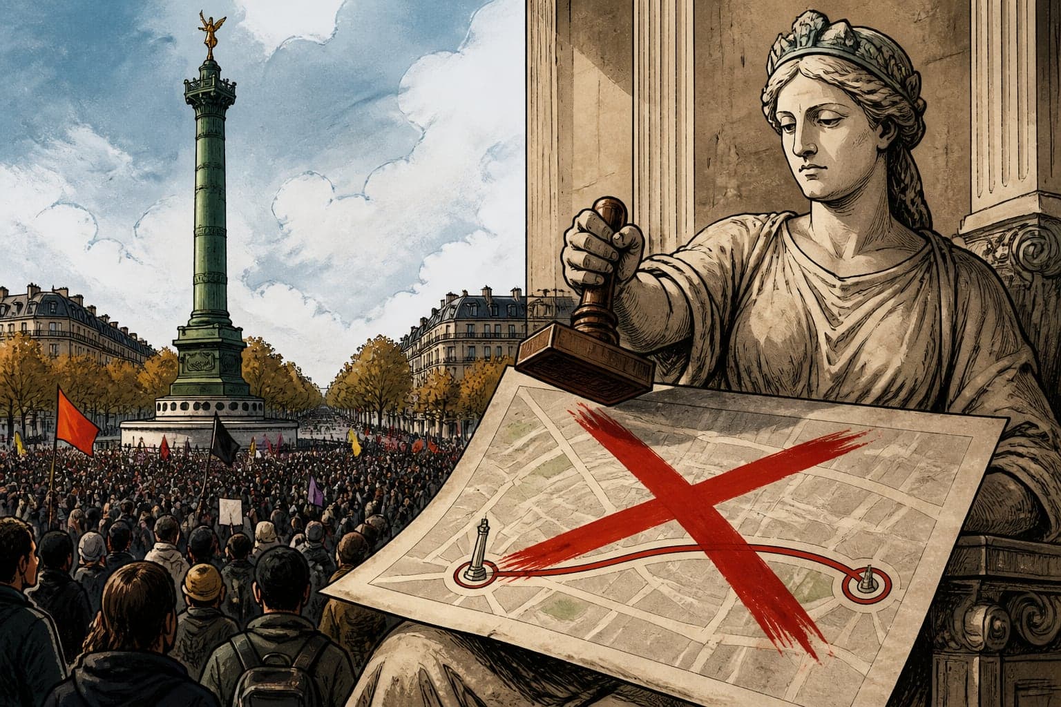 Le Conseil d'État annule le tracé Bastille-Nation du 31 octobre