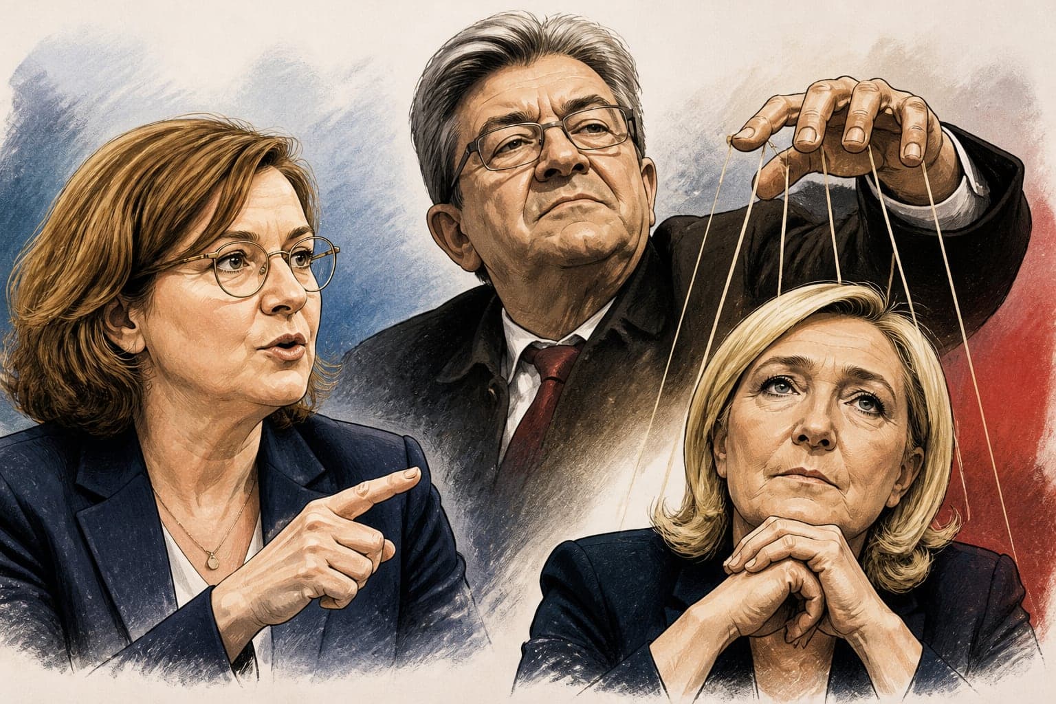 Loiseau juge Mélenchon « directeur de campagne » de Le Pen