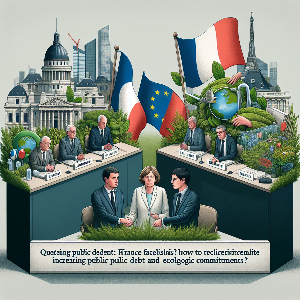 Dette publique et écologie : un dilemme pour la France en 2027