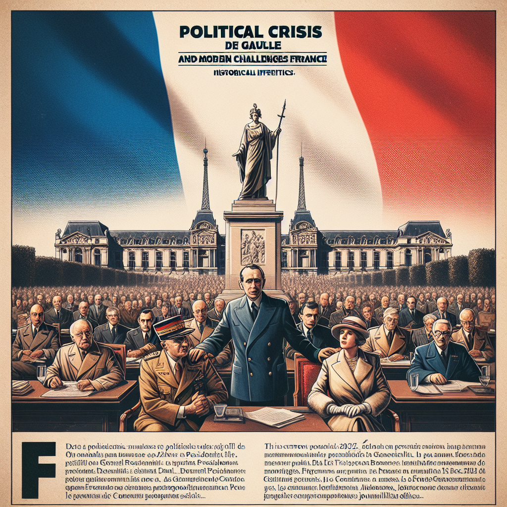 Crise politique : De Gaulle et les défis contemporains en France