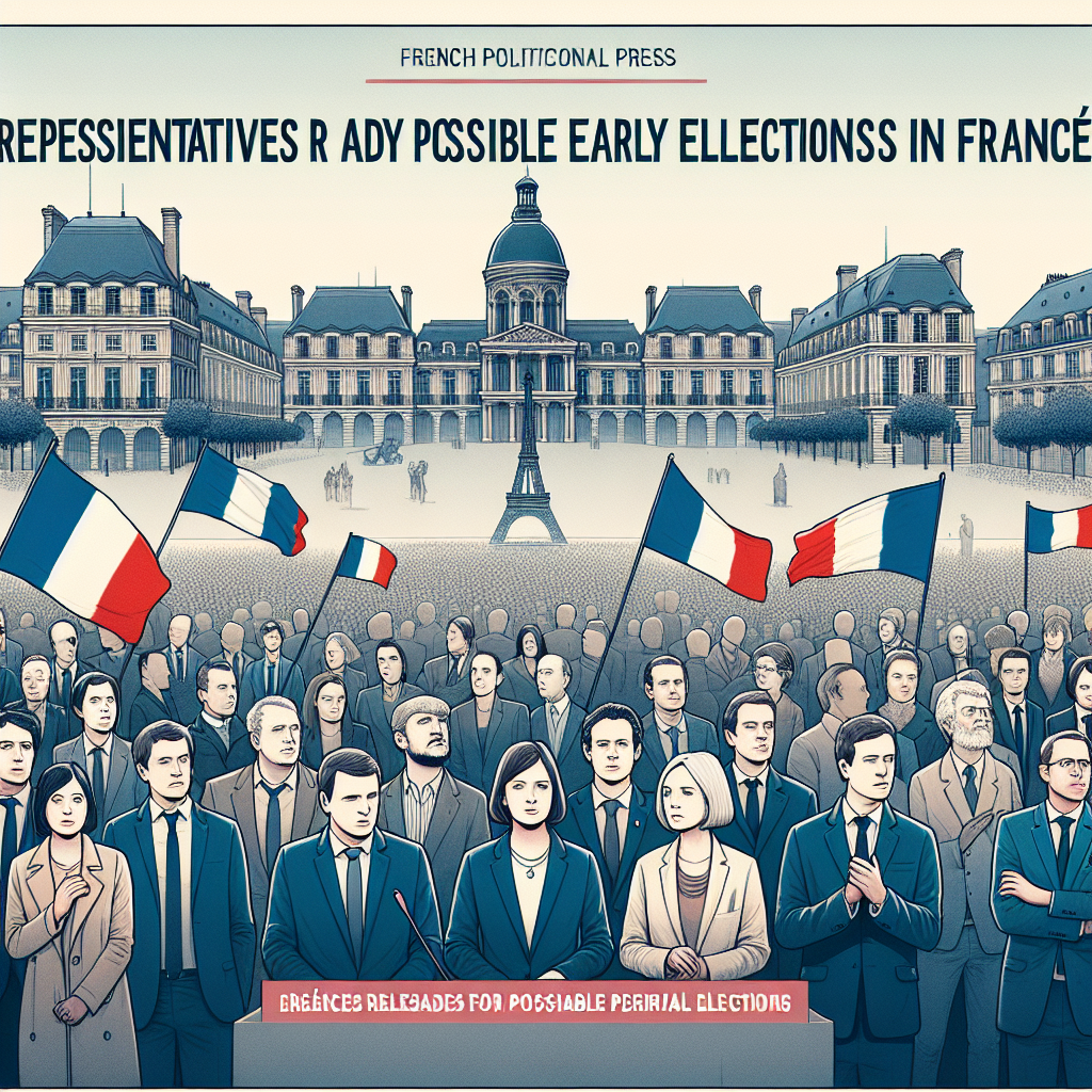 Députés prêts pour d'éventuelles élections anticipées en France